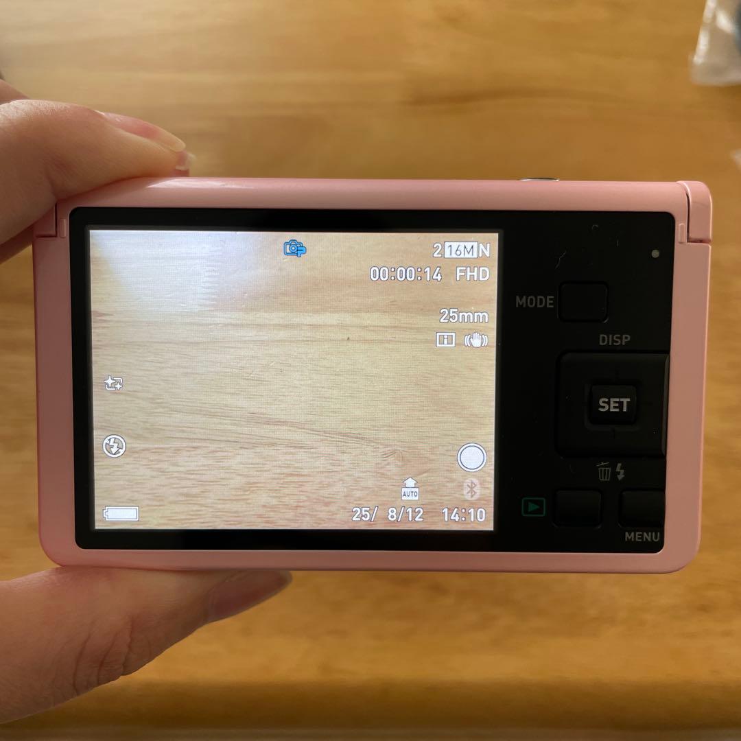 【箱有美品】CASIO EX-ZR70 PK　自撮り　デジタルカメラ　スマホ接続