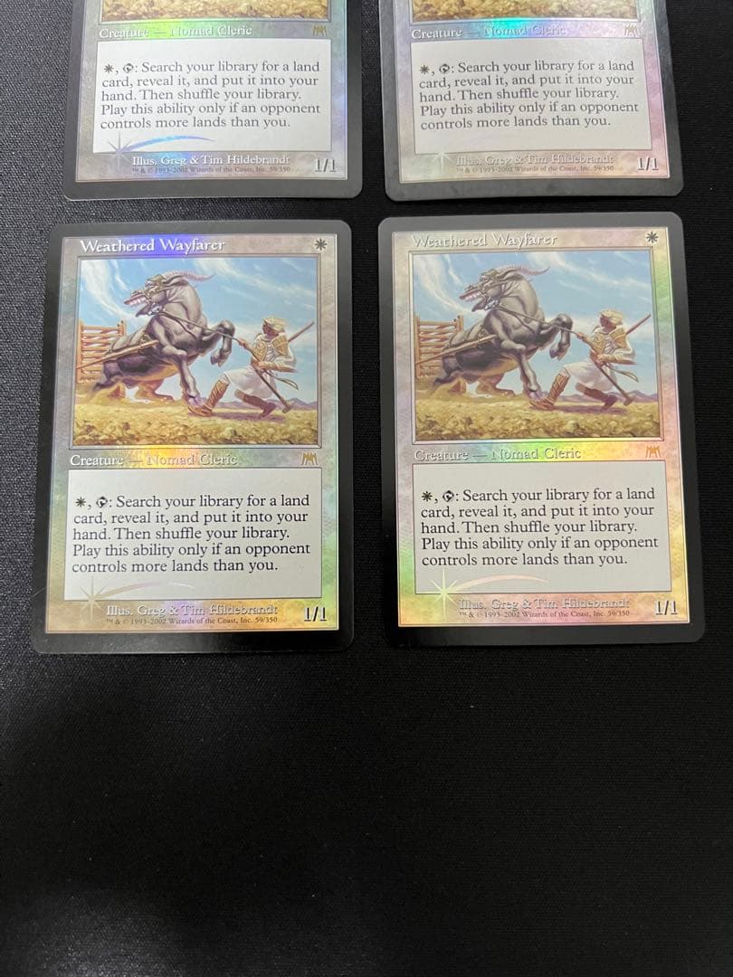 雨ざらしの旅人 foil 4枚セット mtg