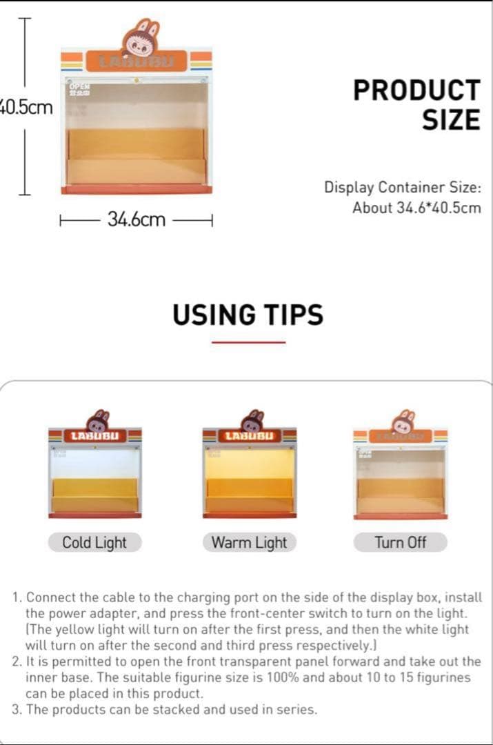 m*★様 THE MONSTERS Wackymart ラブブ付きコンテナ ケー