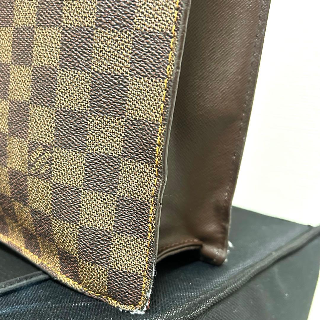美品 ルイヴィトン ダミエ ヴェニスPM スクエア型 ハンドバッグ トートバッグ