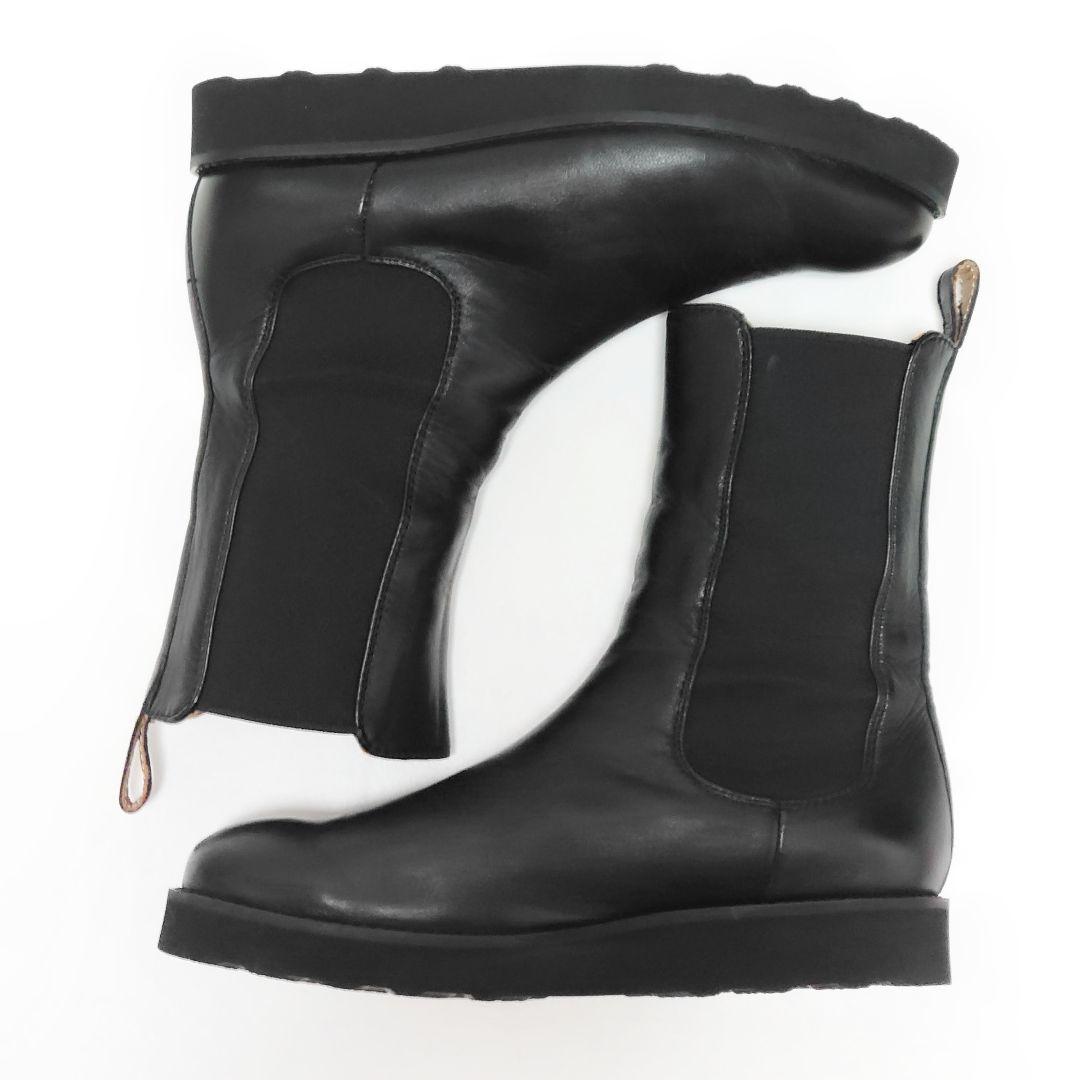 美品 カミナンド ドゥーズィエムクラス 別注 サイドゴアブーツ レザー 本革