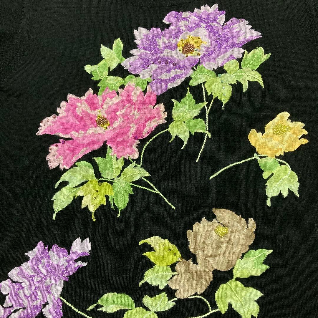 レオナール　シルクニット　７分袖