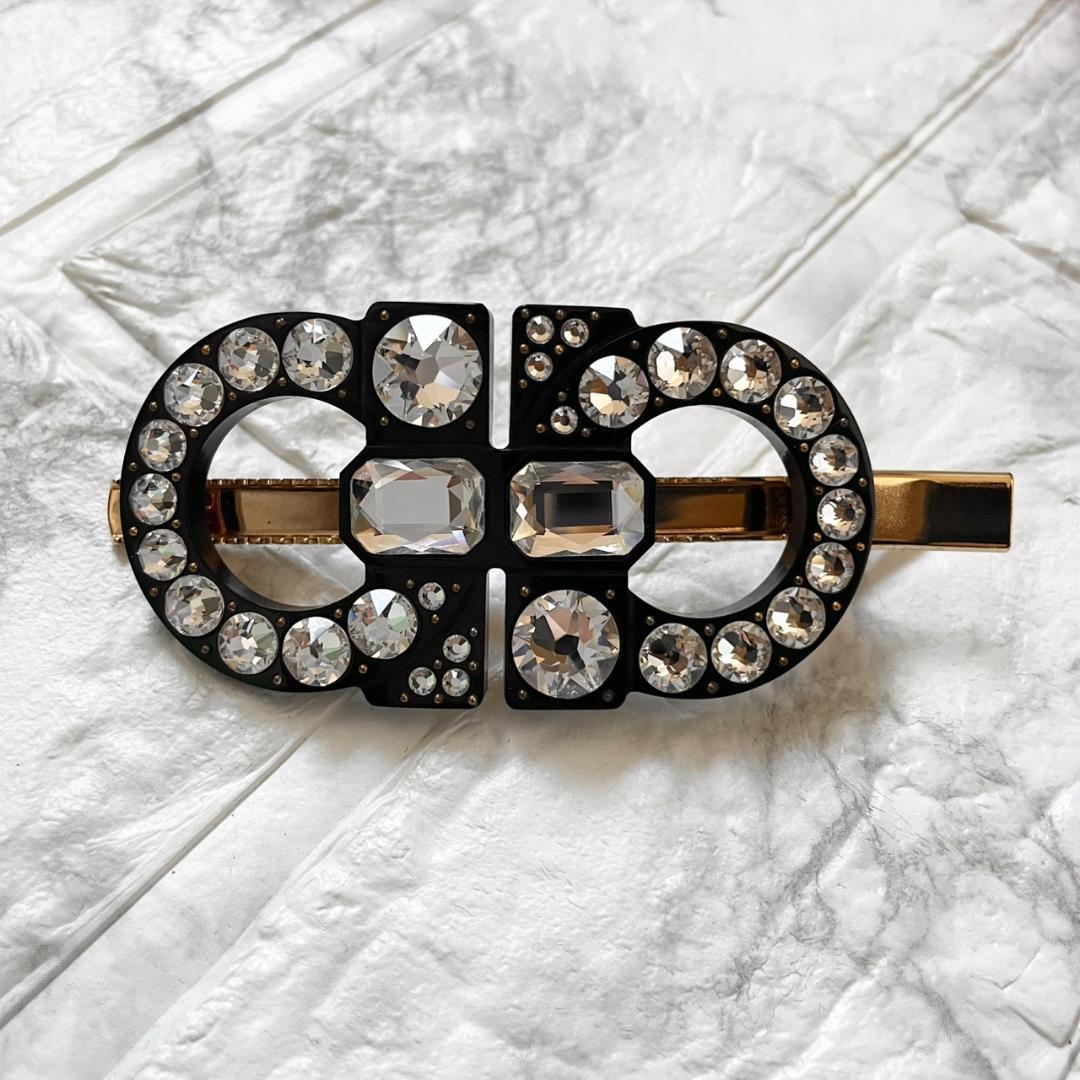 未使用級レア✨Salvatore Ferragamo ヘアクリップ　ガンチーニ