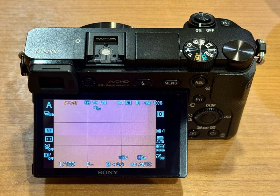 Sony α6000 ミラーレス一眼 APS-C ブラック ボディ