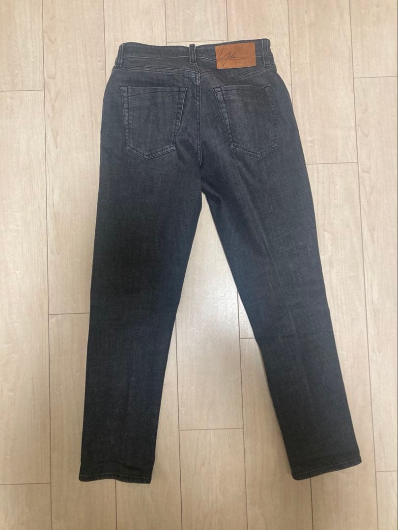 YCHAI ROBUSTO 5ポケット　ウォッシュドブラックデニム30inch