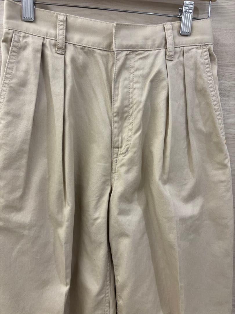 ドゥロワー drawer タック　チノパン