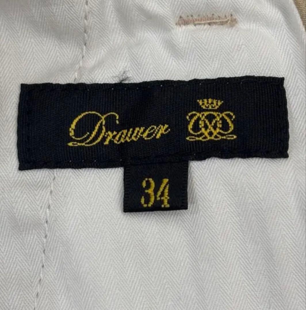 ドゥロワー drawer タック　チノパン