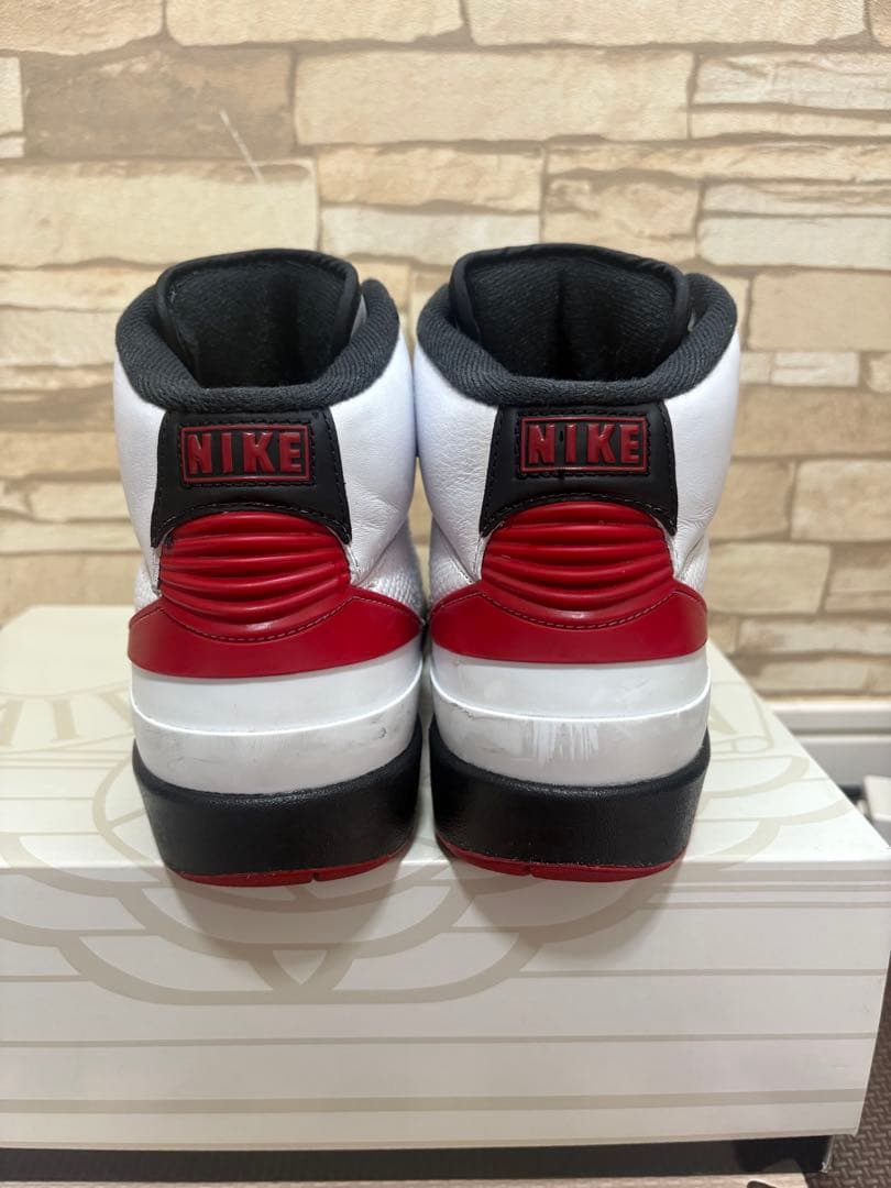 エアジョーダン2/NIKE Air Jordan 2 ホワイト/レッド/ブラック