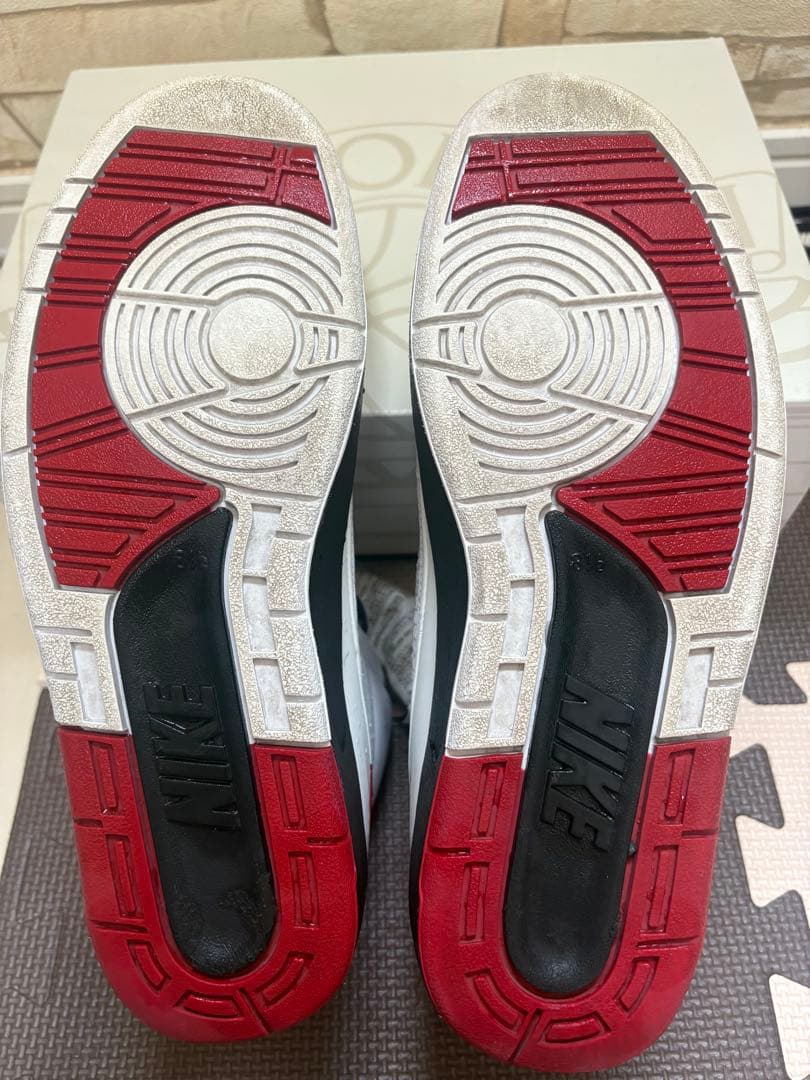 エアジョーダン2/NIKE Air Jordan 2 ホワイト/レッド/ブラック