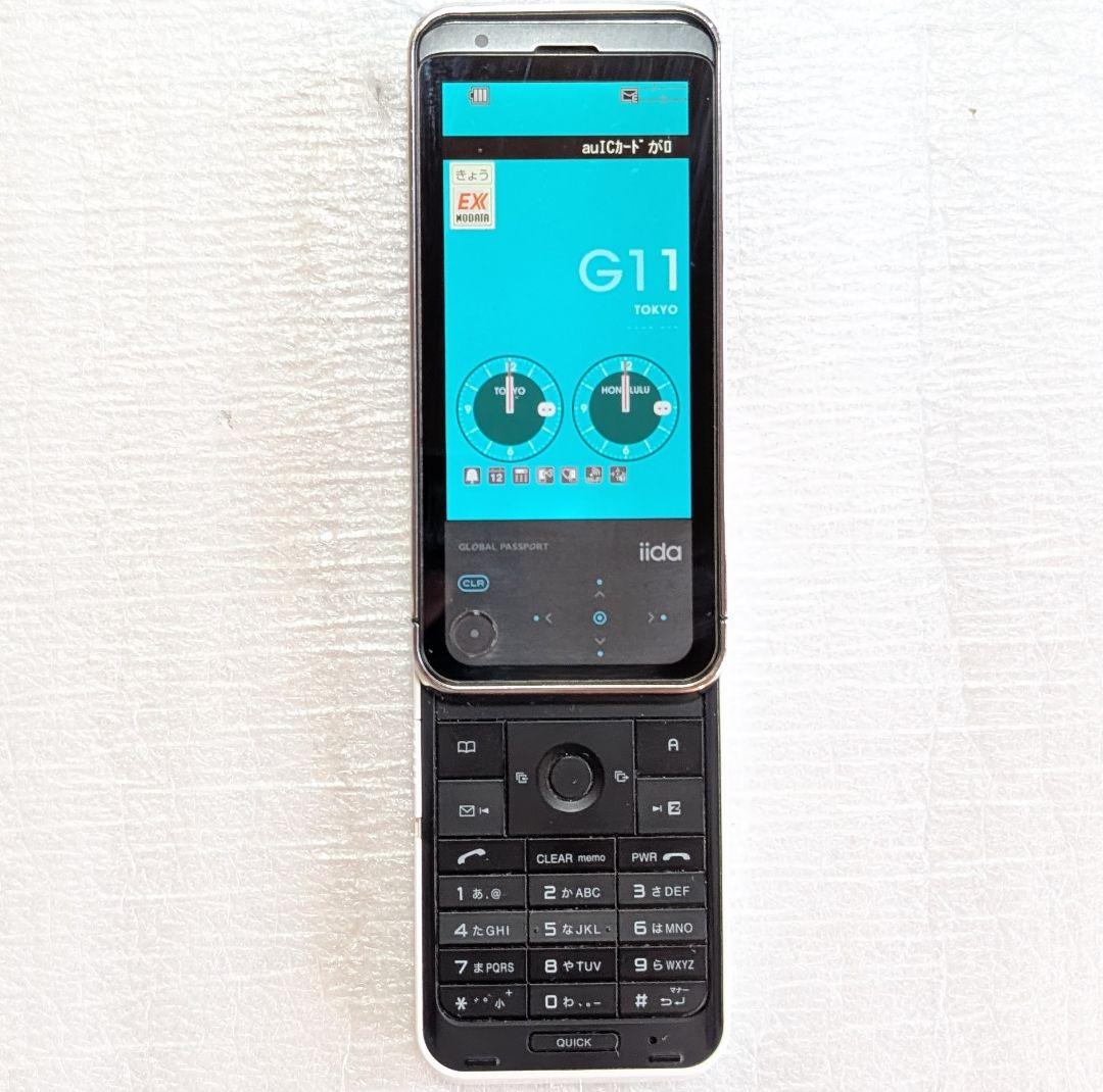iida G11 テレビ見れる 折りたたみ式携帯電話