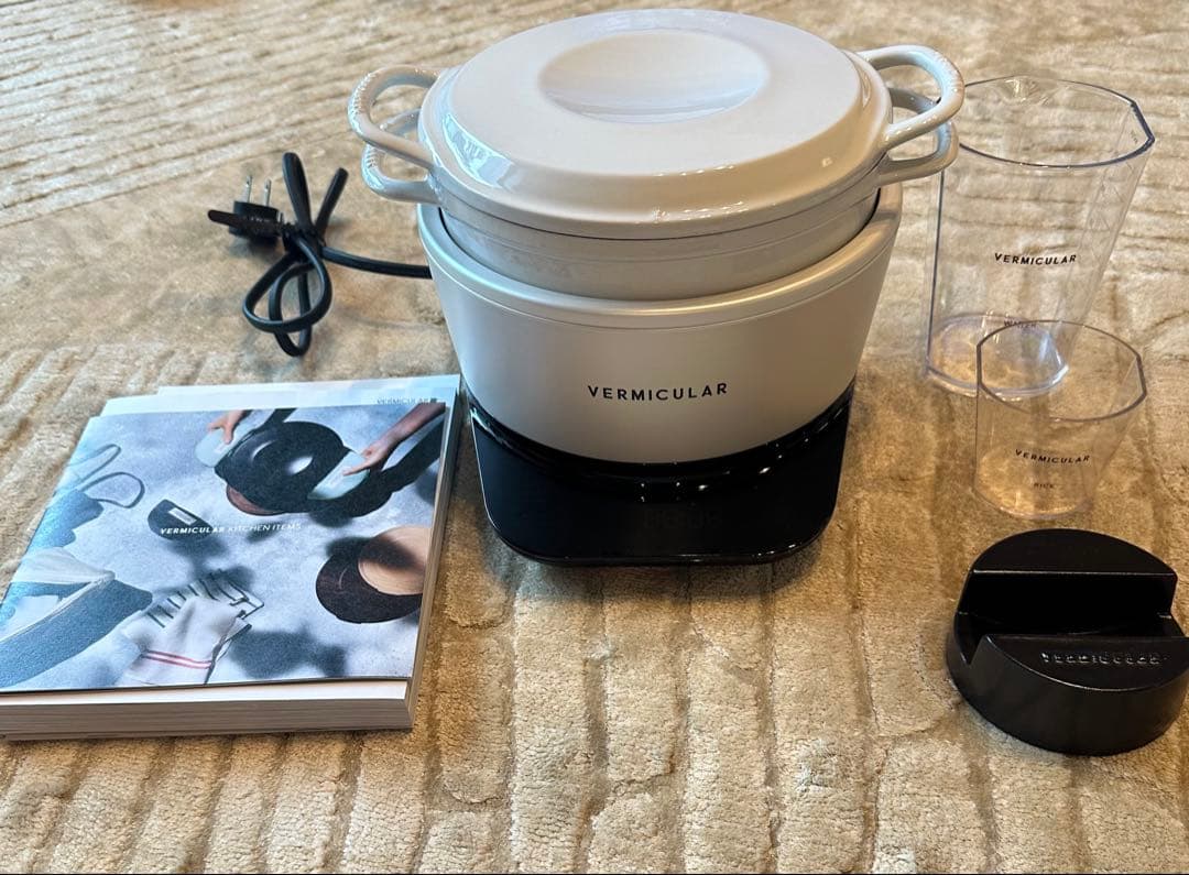 VERMICULAR バーミキュラ ライスポットミニ 3合 PH19A ホワイト