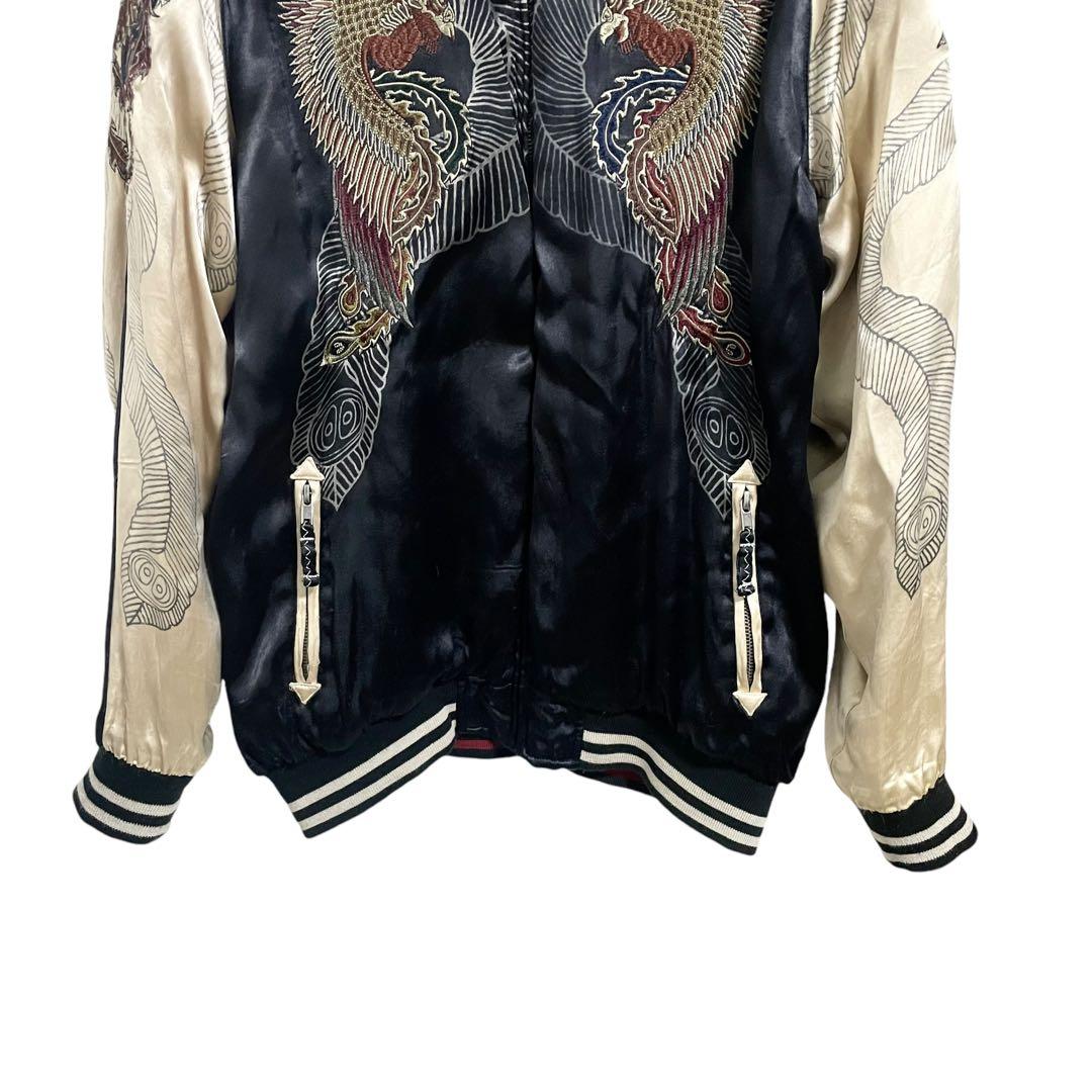 スカジャン スーベニアジャケット リバーシブル 雅結 Lサイズ