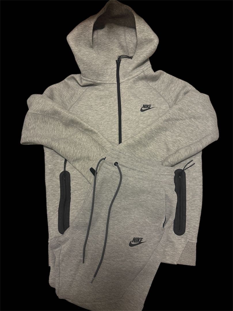 【廃盤】NIKE ナイキ テックフリース 上下Lセットアップ グレー