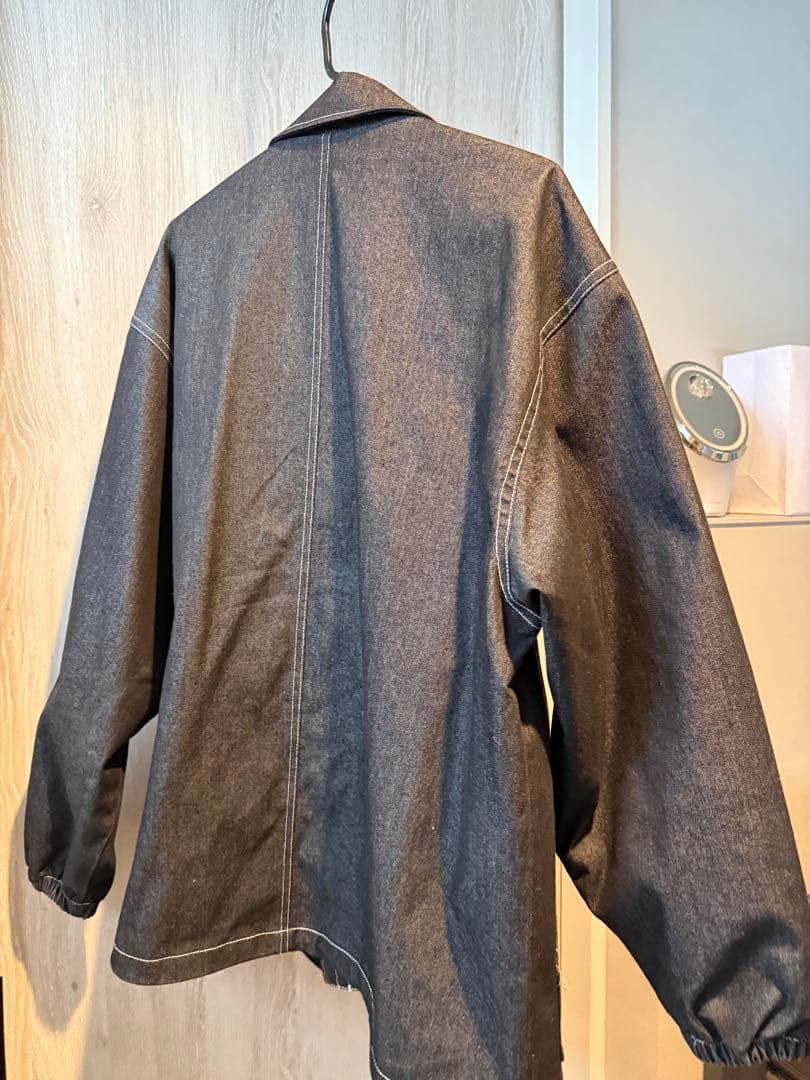 REPUBLIC ダークグレー デニムジャケット＋スノーボードソックス　２足付き