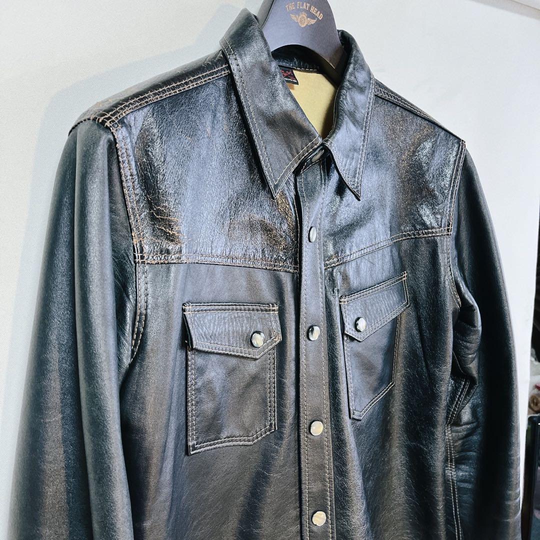 フラットヘッド/レザージャケット ホースハイドシャツジャケット