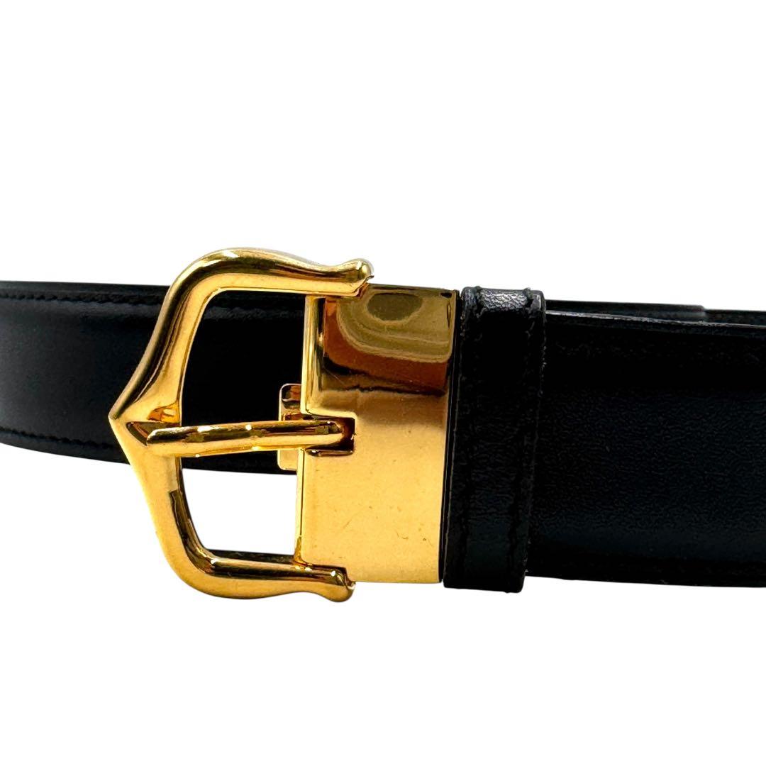 【美品】Cartier カルティエ マストドゥカルティエ ベルト ブラック