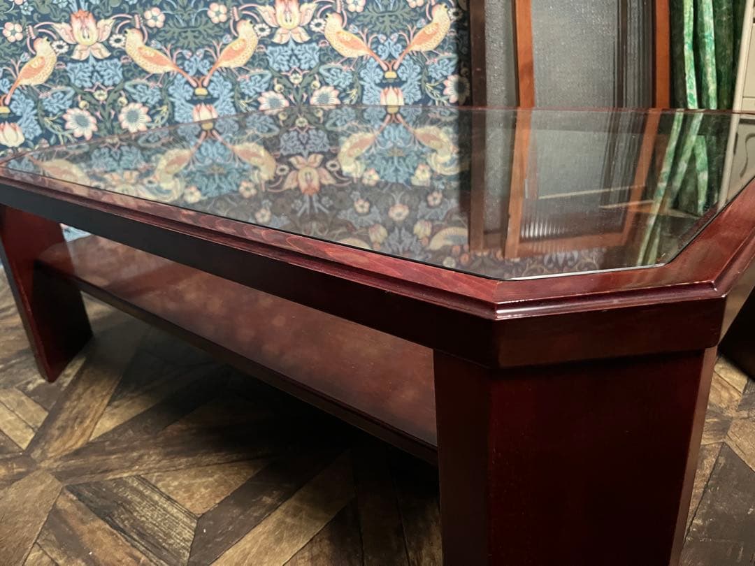 カリモク センターテーブル ローテーブル インテリア 座卓 昭和レトロ 当時物