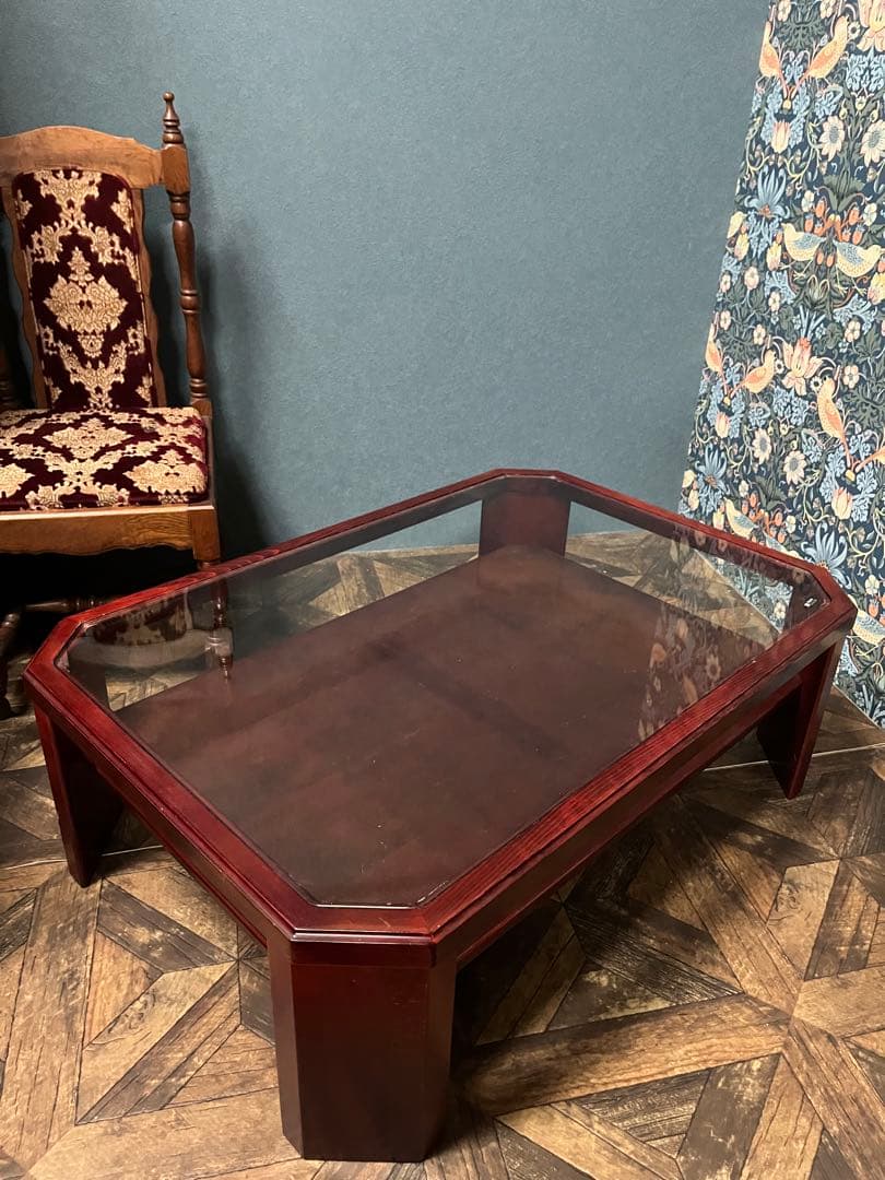 カリモク センターテーブル ローテーブル インテリア 座卓 昭和レトロ 当時物