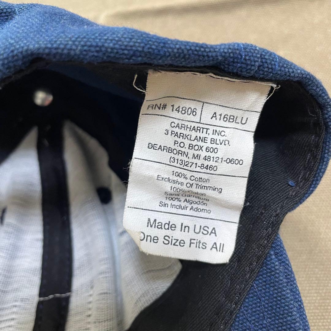 90s Carhartt キャップ ダック ビンテージ usa製 old 80s