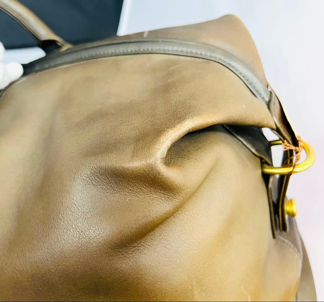 OLD COACH コーチ グラブタンレザー ボストンバッグ ドイツフック