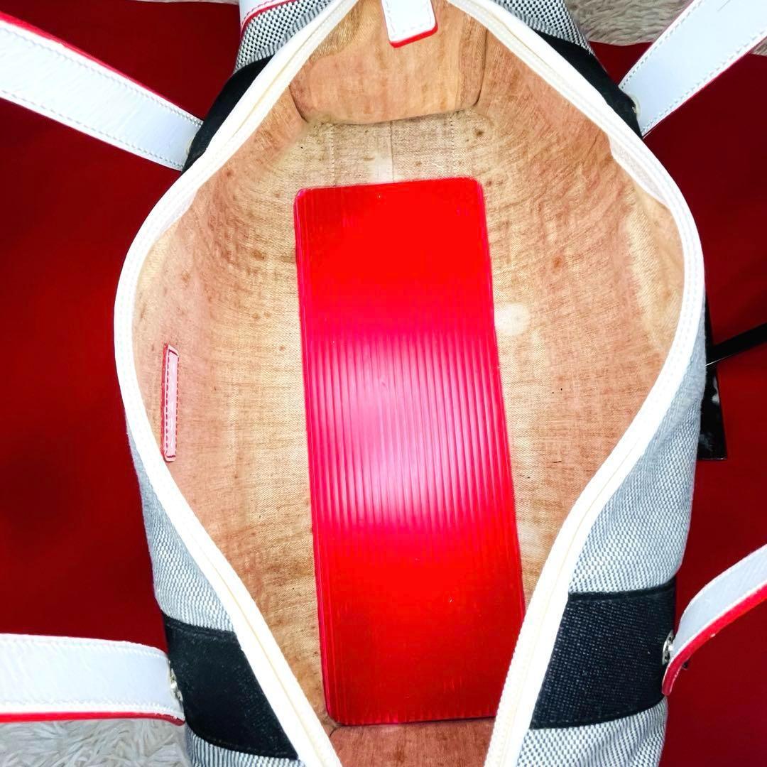 ✨希少✨LOEWE ロエベ アナグラム ロゴ キャンバス✖️レザー ミニボストン