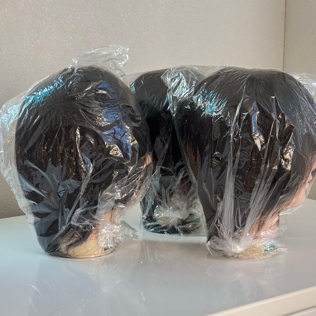 美容学校　カットウィッグ　3個セット