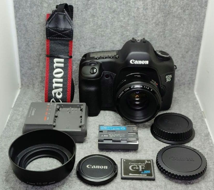 Canon EOS 5D初代 EF50mm F1.8 II付 美品