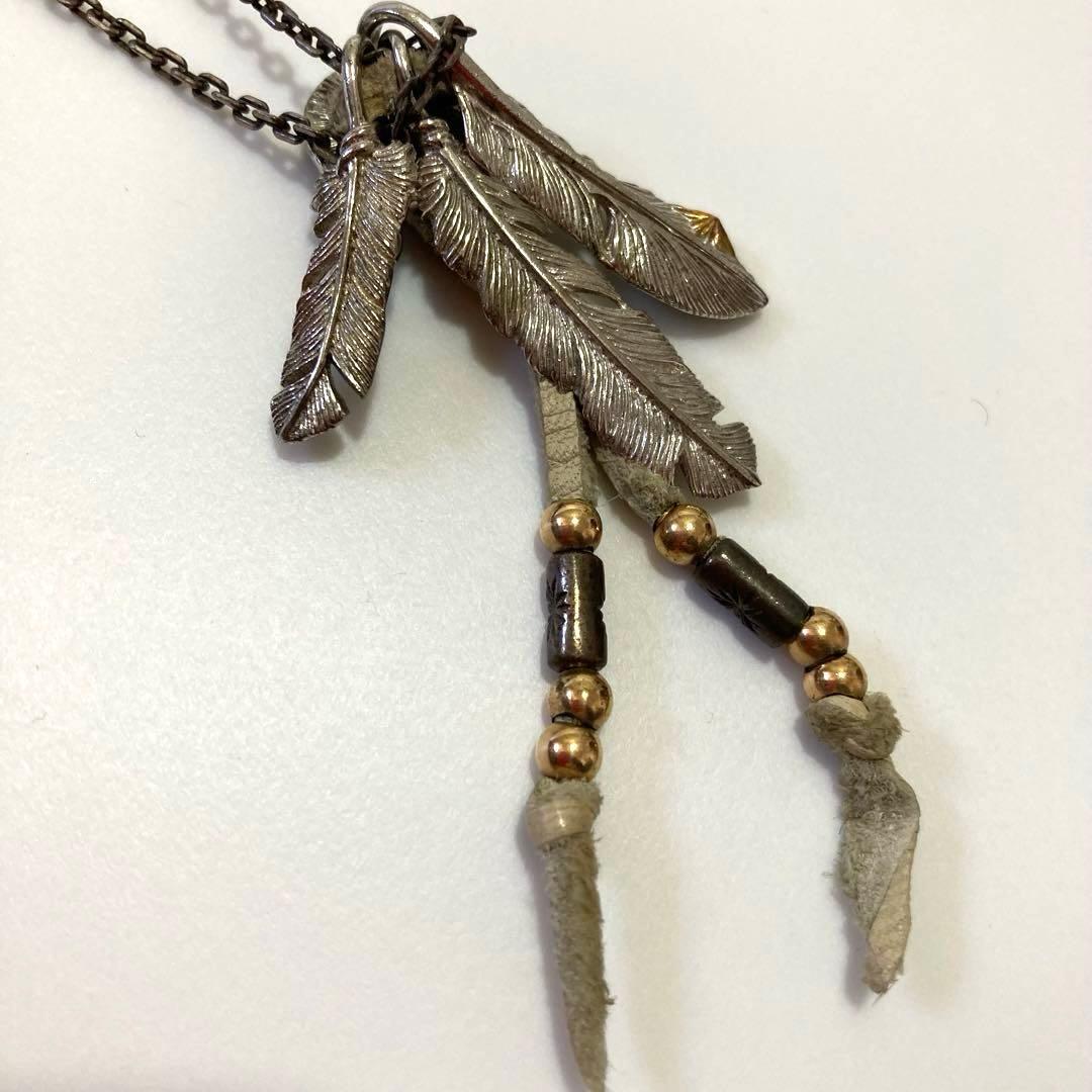 SAAD サード【正規品】フェザーネックレス カスタム シルバー925