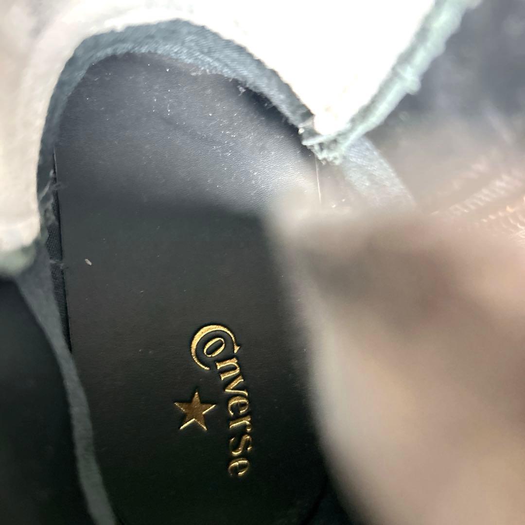 未使用級【Converse】オールスター/ハイカット/オールレザー/クップ/希少