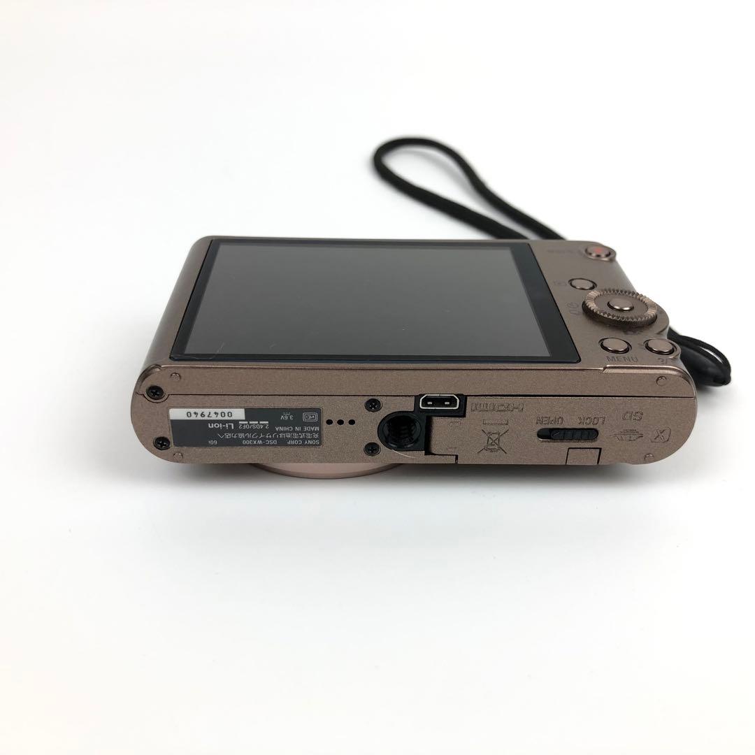 【極美品】SONY Cyber-shot DSC-WX300 コンデジ ブラウン