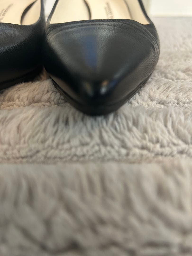 美品 beautiful shoes パンプス　黒23.5cm ポインテッドトゥ