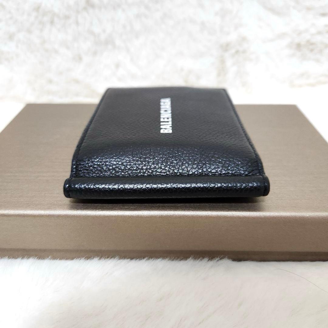 ✨極美品✨バレンシアガ　マネークリップ　ブラック　レザー　二つ折り