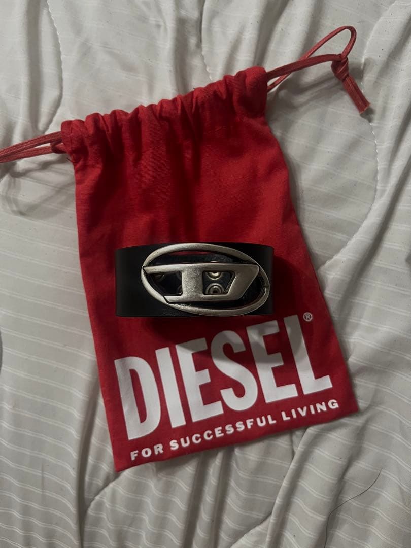 DIESEL ブラック ブレスレット 新品タグ付き