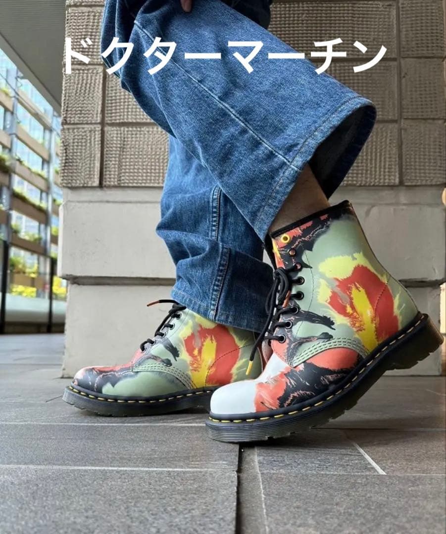 新品未使用【ドクターマーチン】 8ホールレースアップブーツ コラボ 23.5cm
