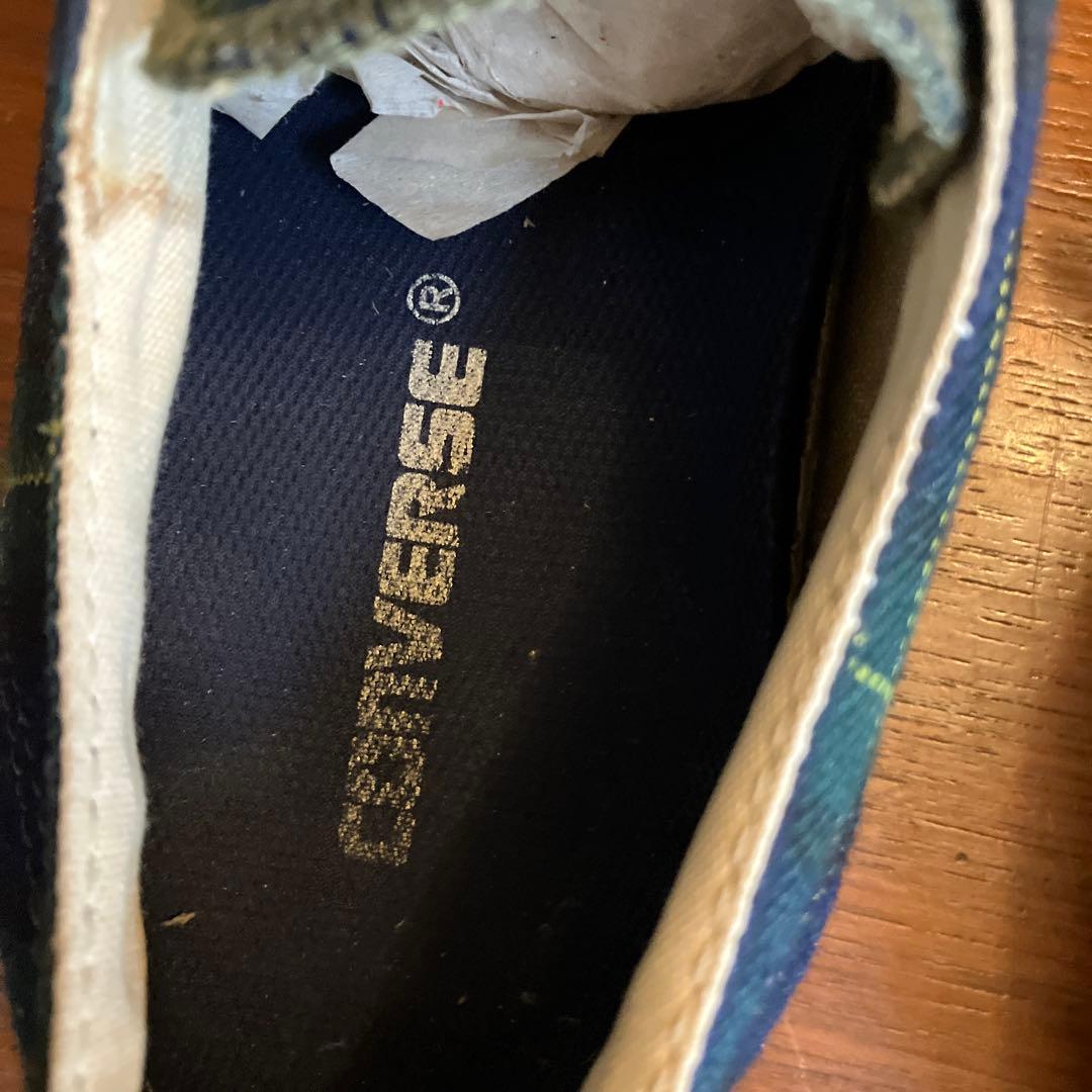 Jack Purcell ネイビー チェック スニーカー