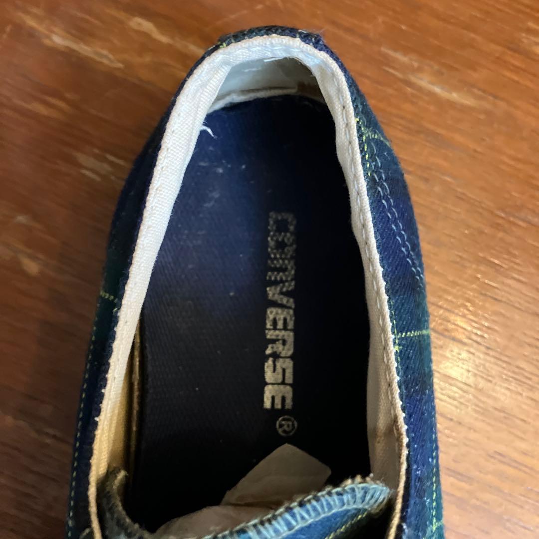 Jack Purcell ネイビー チェック スニーカー