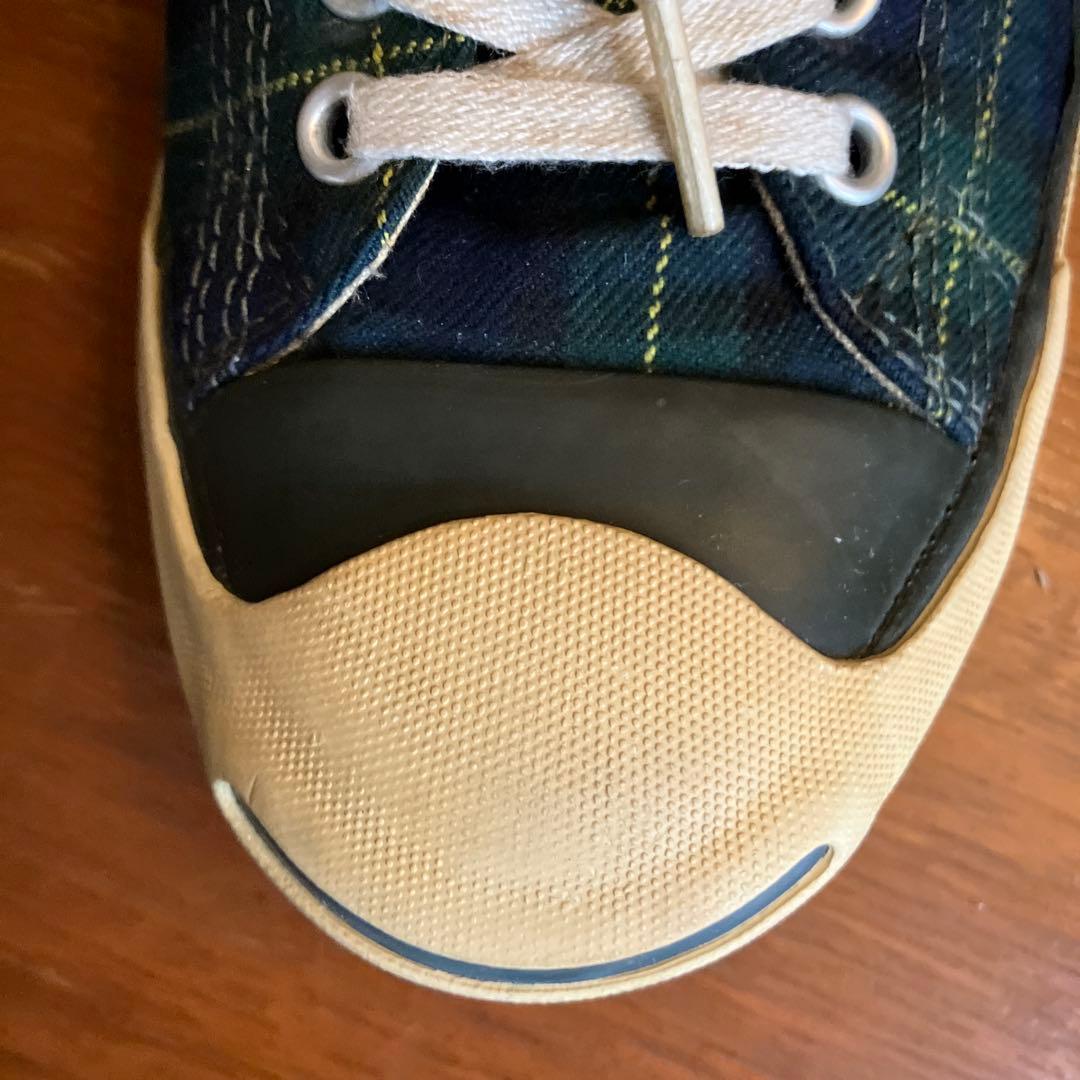 Jack Purcell ネイビー チェック スニーカー