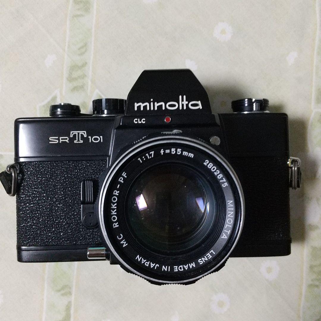 minolta SRT101 ブラックとレンズフィルター