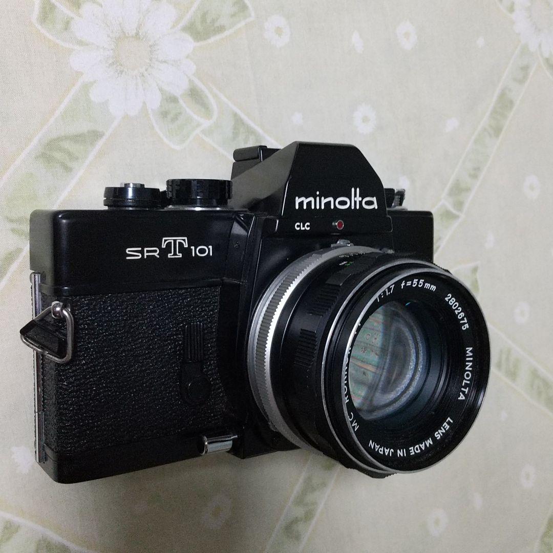 minolta SRT101 ブラックとレンズフィルター
