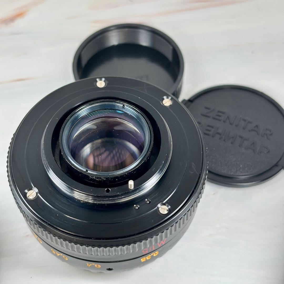 【実用品】ZENIT MC ZENITAR-M2s 50mm f2 ぐるぐるボケ