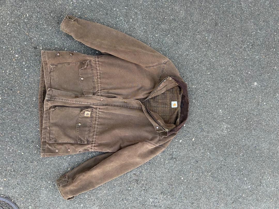 Carhartt ブラウンジャケット　コート　USA 80年代