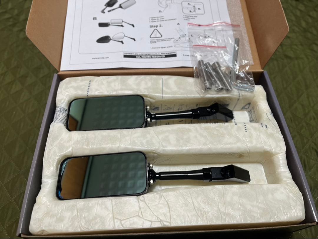 カーボン　ブルーミラー SIMOTA