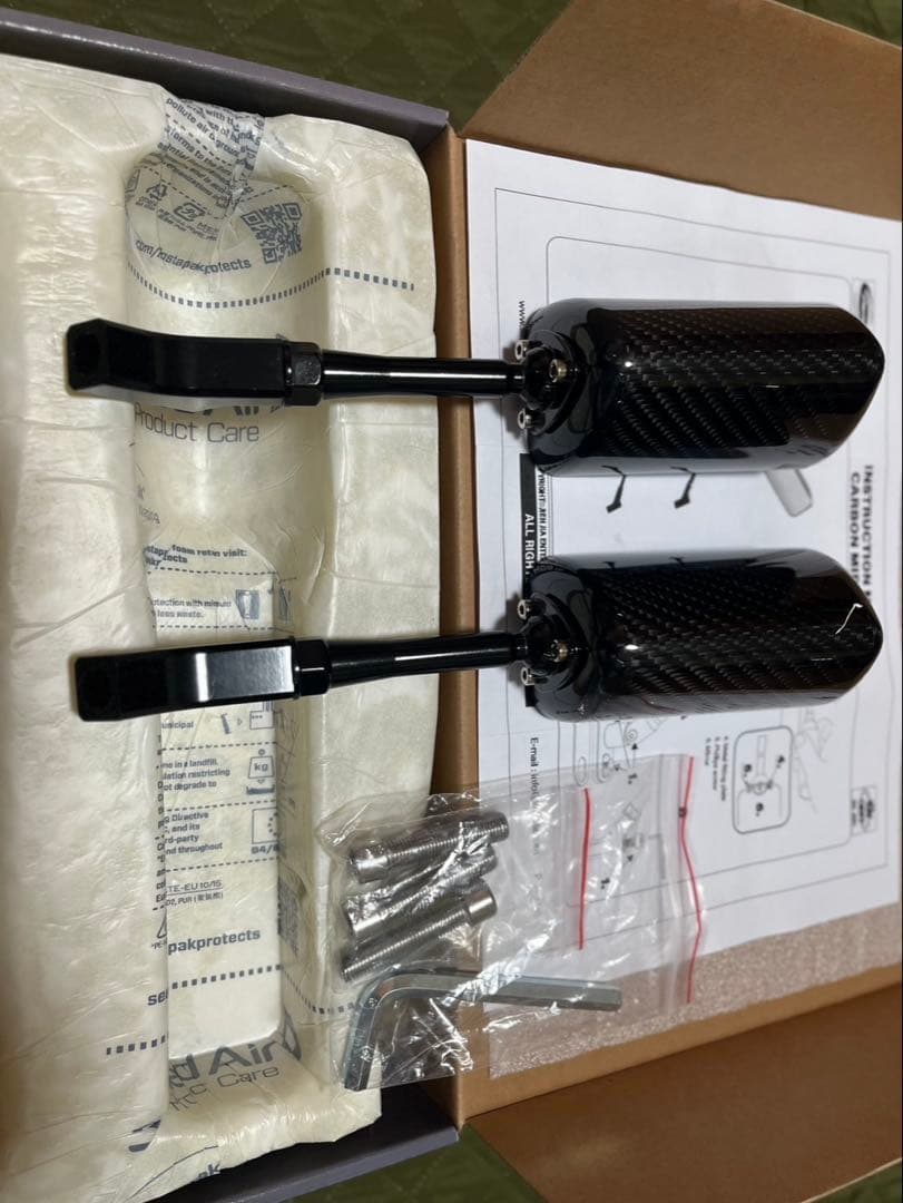 カーボン　ブルーミラー SIMOTA