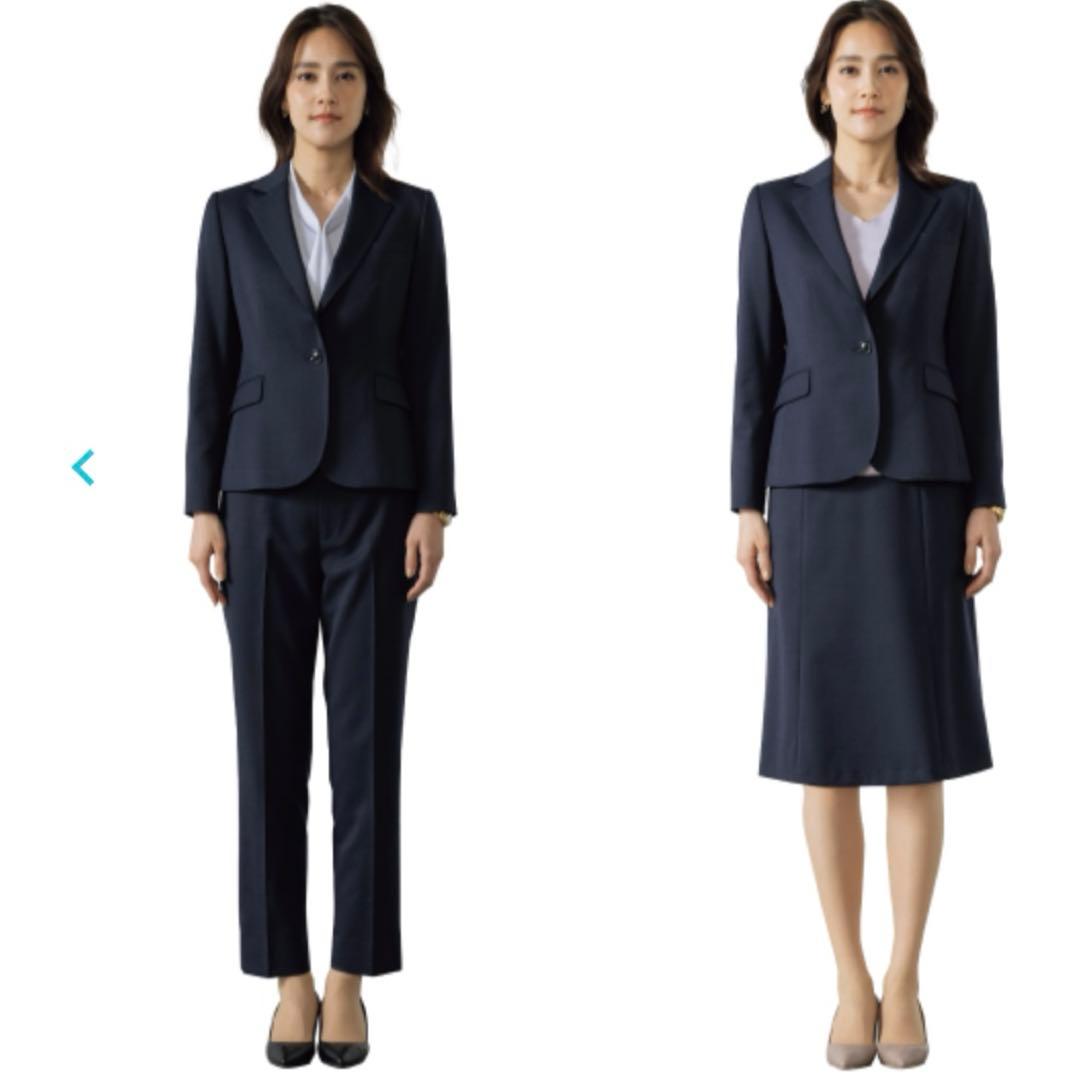 【未使用タグ付♡大きいサイズ2XL】AOKI スーツ3点セット 春夏　ネイビー