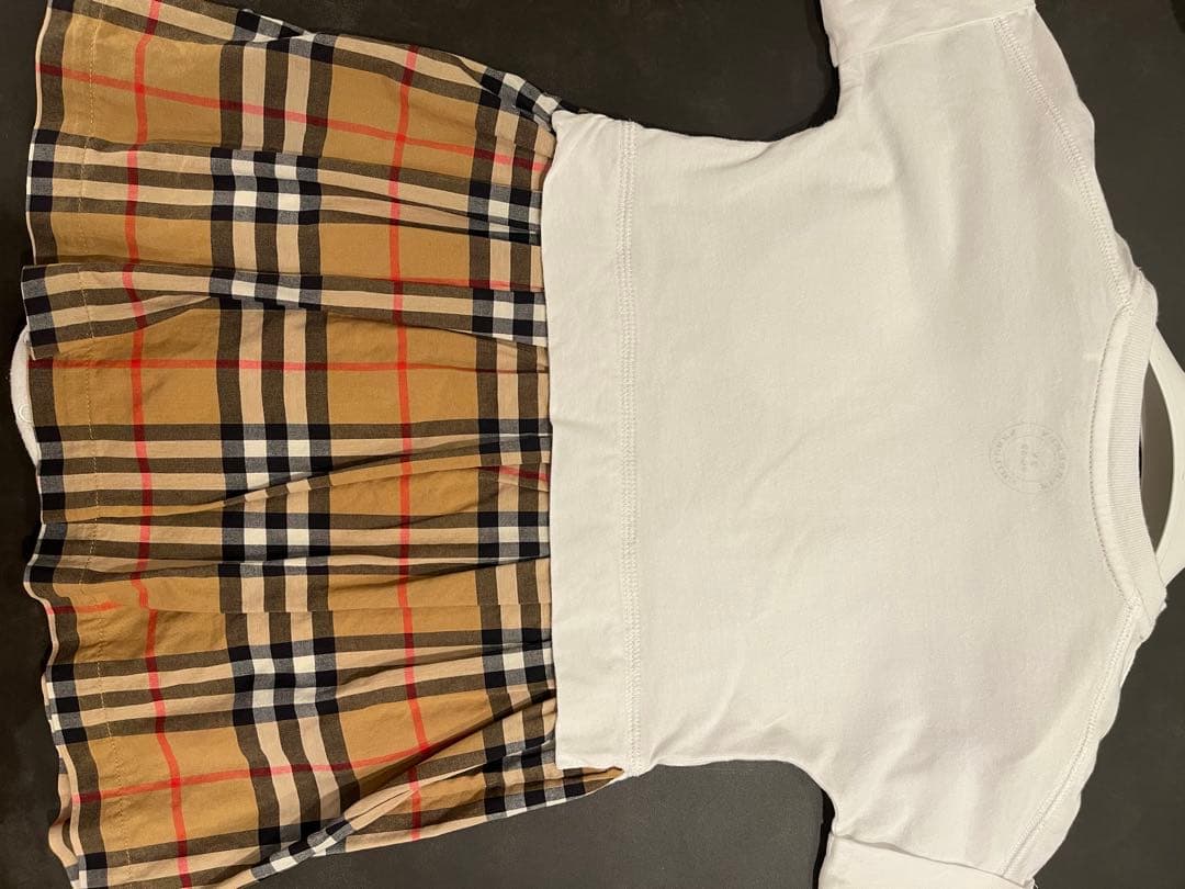 バーバリーチルドレン　チェック　ワンピース　90 92