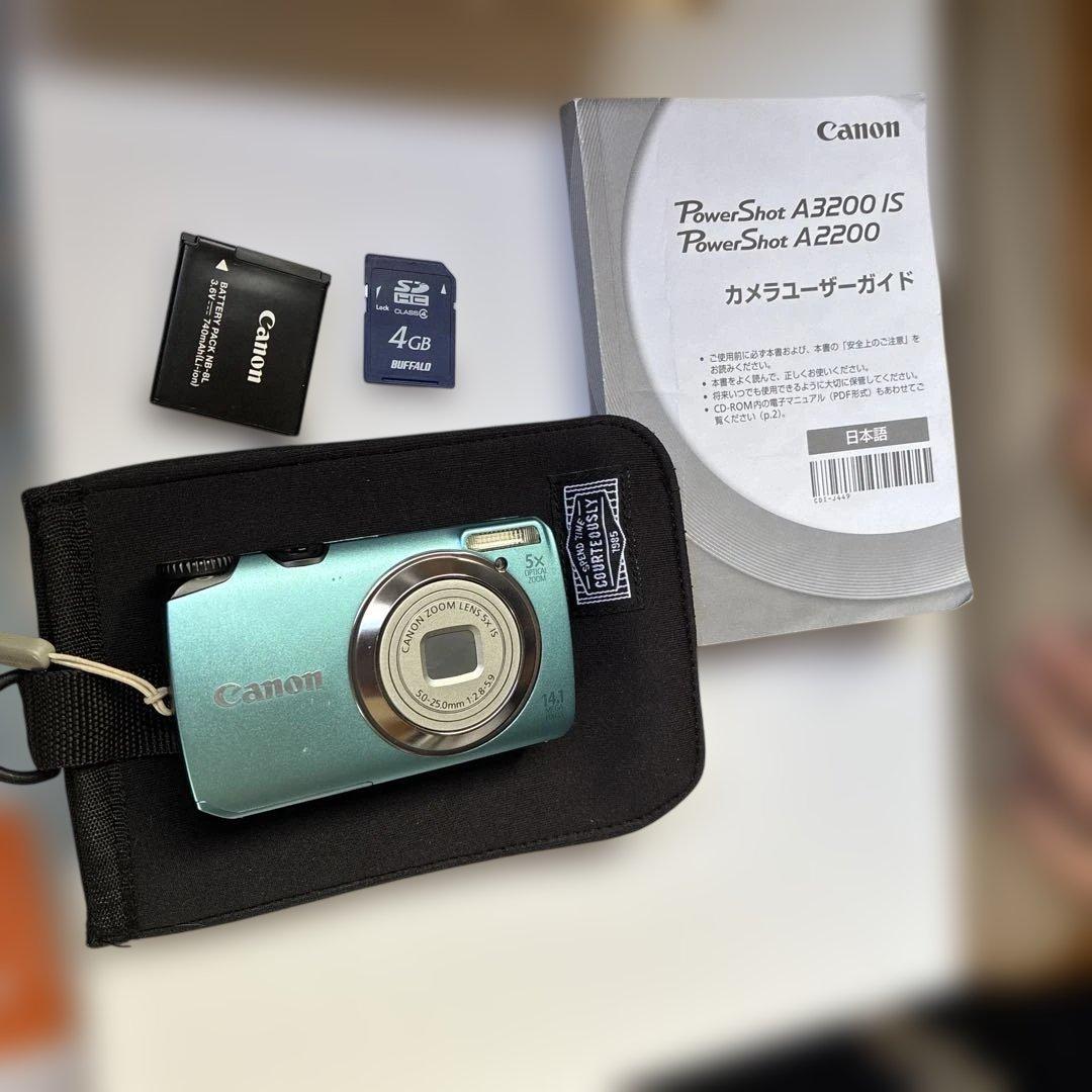 Canon PowerShot A3200 IS 水色