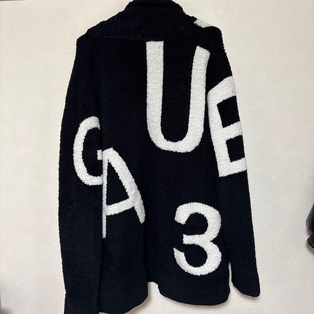 1PIU1UGUALE3 ブラックニットカーディガン