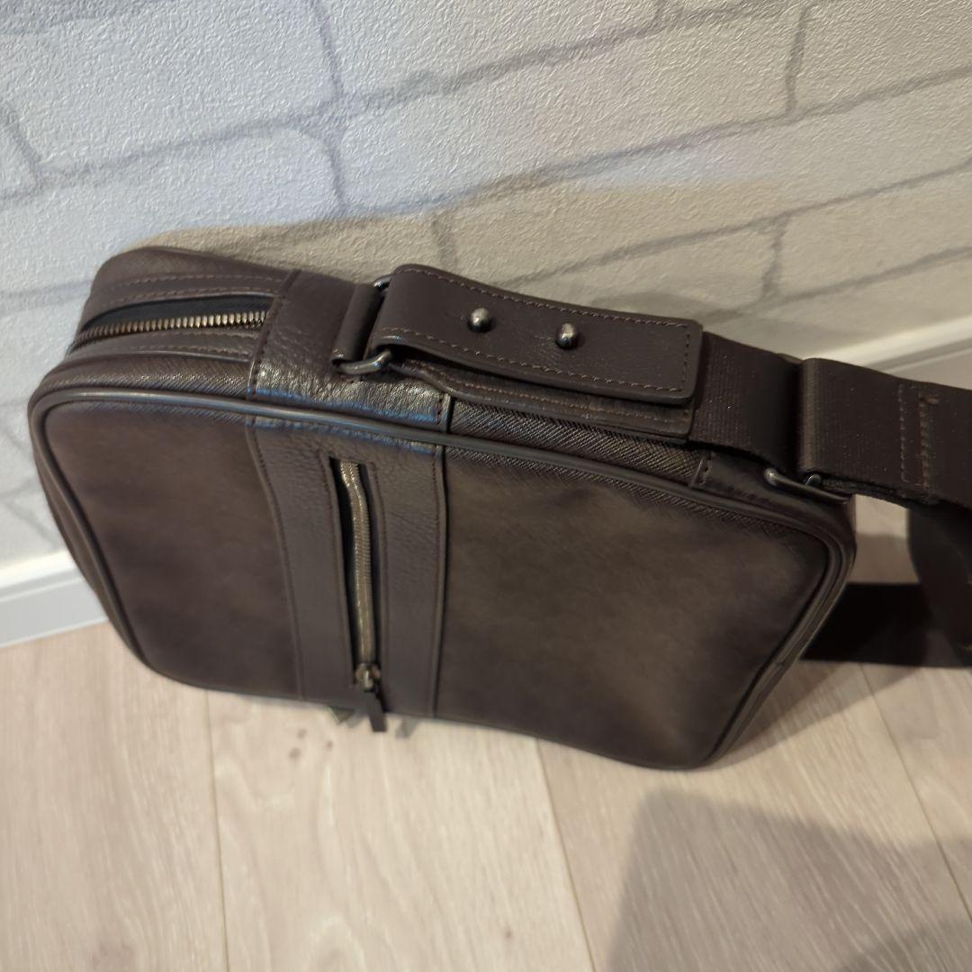 dunhill⚪️ダンヒル⚪️ショルダーバッグ⚪️レザー⚪️総柄【美品】