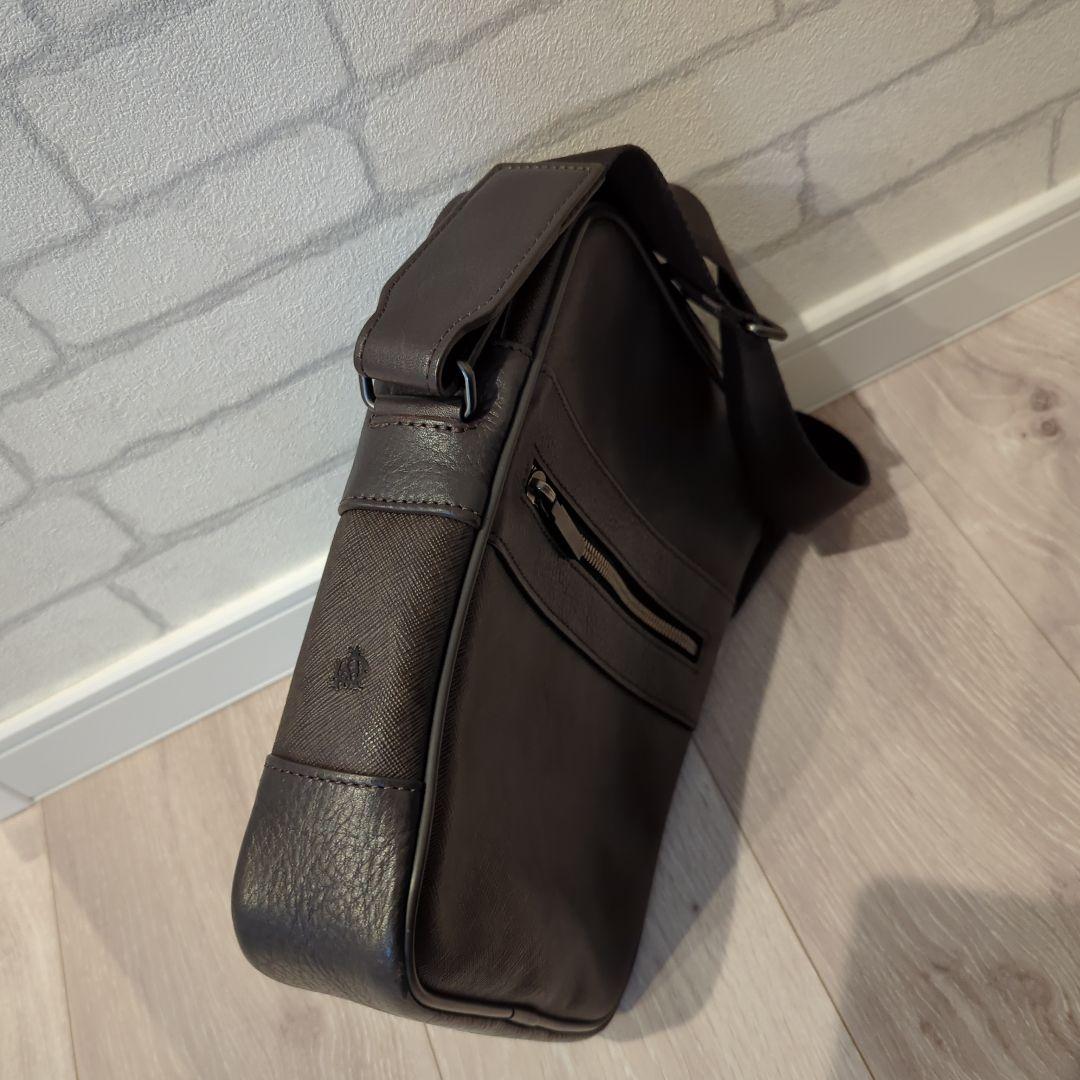 dunhill⚪️ダンヒル⚪️ショルダーバッグ⚪️レザー⚪️総柄【美品】