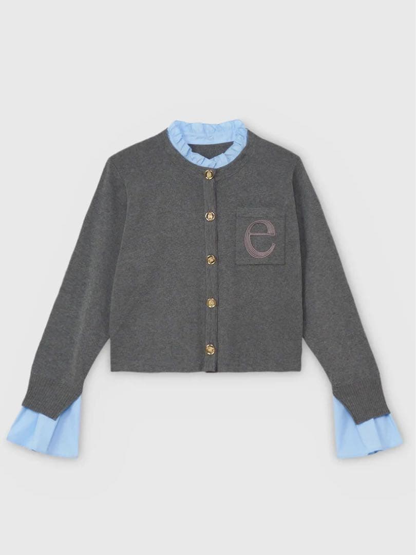 eimy istoire Attached collar カーディガン　エイミー